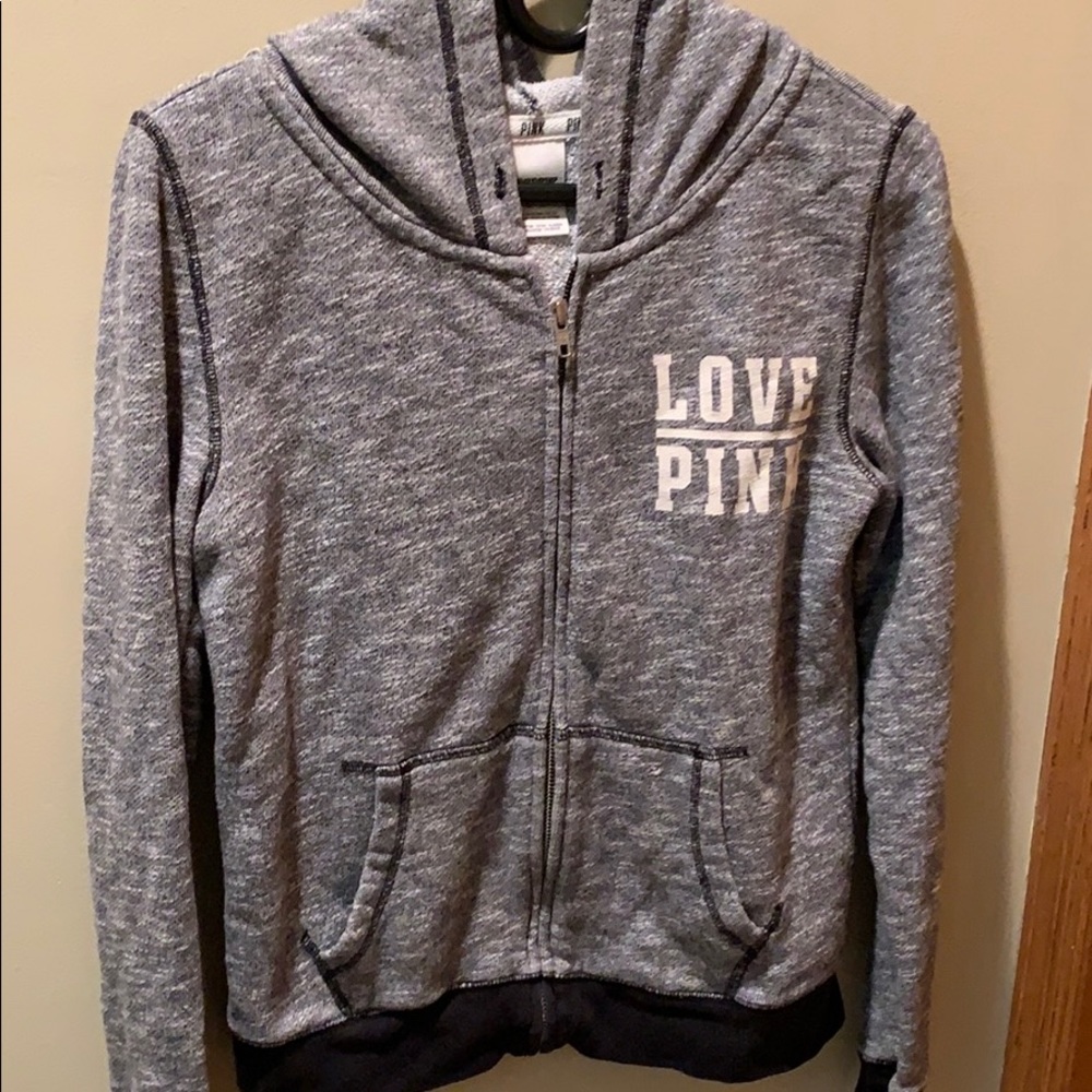 Pink Victoria Secret hoodie - Picture 3 of 4